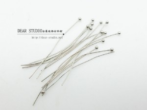 40mm珠針(白K色)